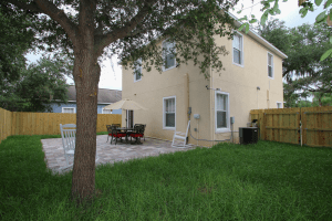 Home with Fenced Yard