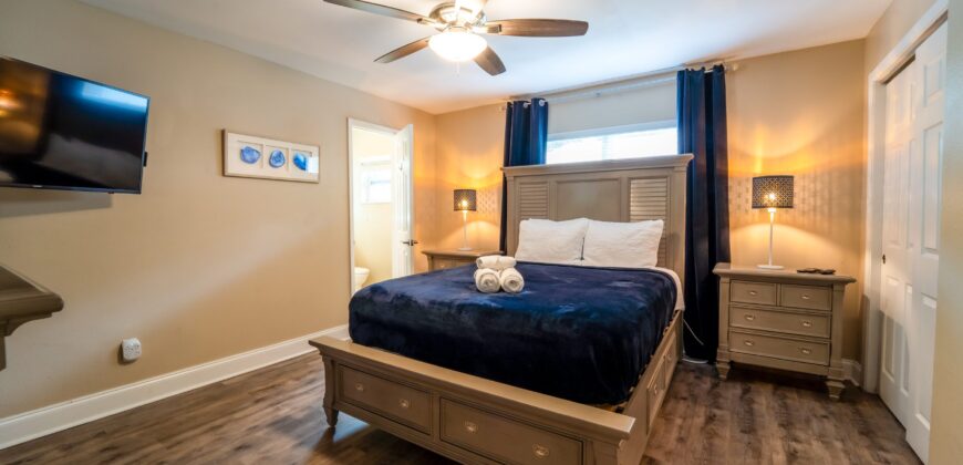 KMG: “AQUA VILLA” 3BD 2BA W/ HEATED POOL BY TPA AIRPORT