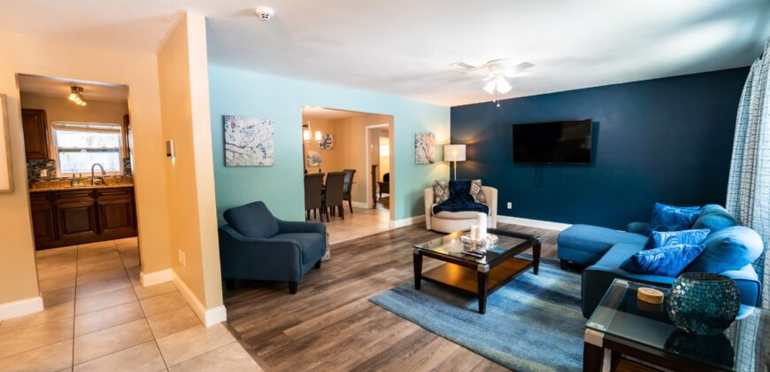 KMG: “AQUA VILLA” 3BD 2BA W/ HEATED POOL BY TPA AIRPORT