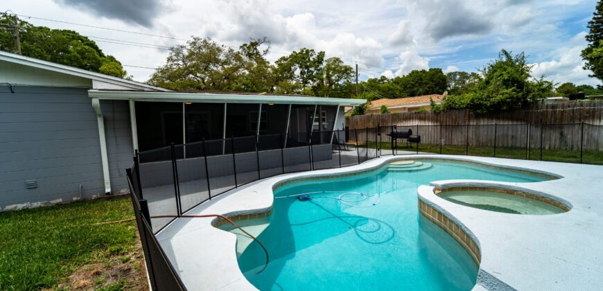 KMG: “AQUA VILLA” 3BD 2BA W/ HEATED POOL BY TPA AIRPORT